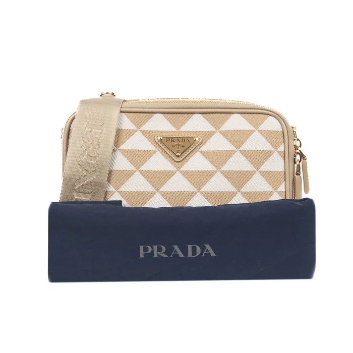 Earrings Prada PreOwned Prada Symbole Embroidered Camera Bag