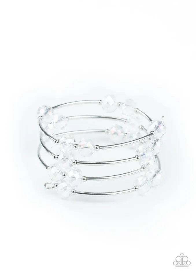 Bracelets Paparazzi Jewelry Paparazzi Bracelet Dreamy Demure White
