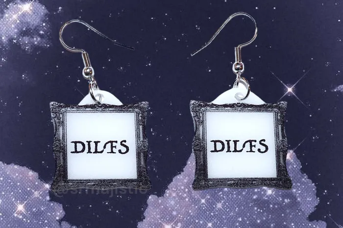 Earrings Sam Makes Things READY TO SHIP Stylized DILF Collection of Handmade Earrings