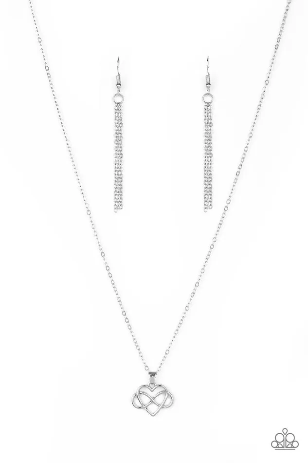 Paparazzi Jewelry Paparazzi Necklace Eternal Love Silver Necklaces