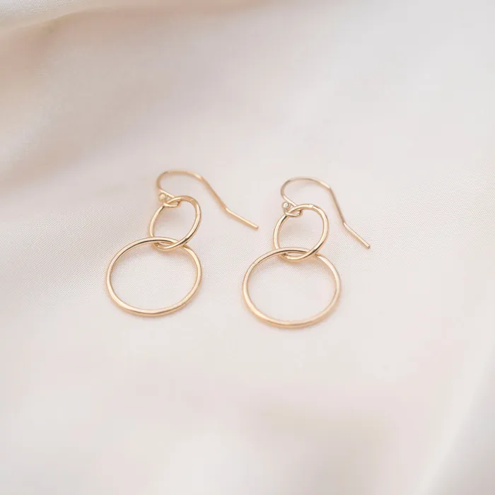 TheRoseGypsy Earrings Gold Filled Loops Earrings