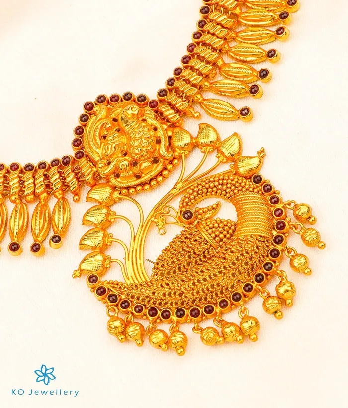Silversmith The Vipula Silver Peacock Necklace Necklaces
