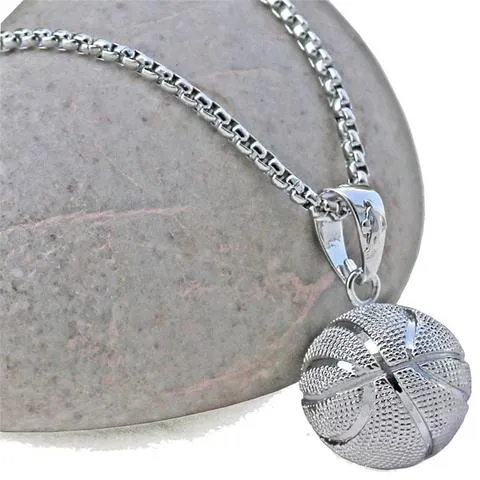 apollo31gold Necklaces GOLD BASKETBALL NECKLACE