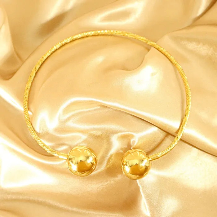 Banda 18ct Gold Plated Choker Necklace Omolola Jewellery Necklaces