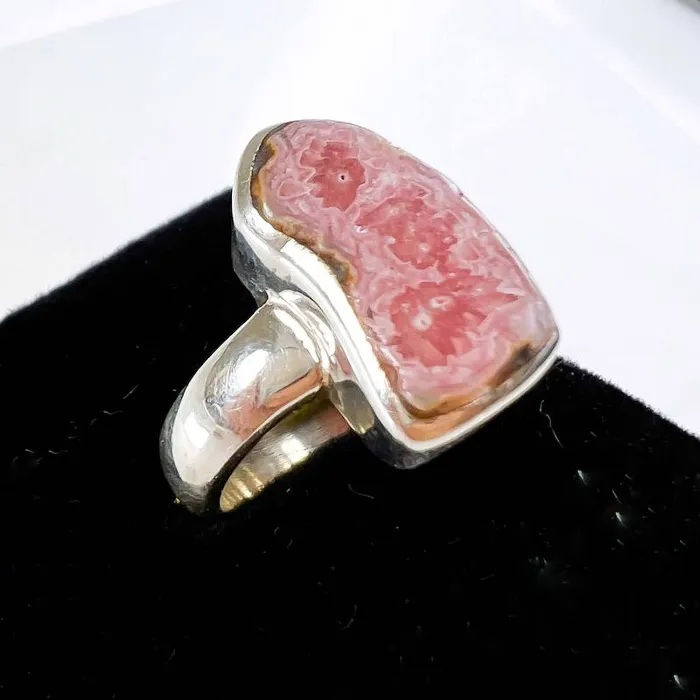 Rings Magic Crystals Pink Amethyst Sterling Silver Ring